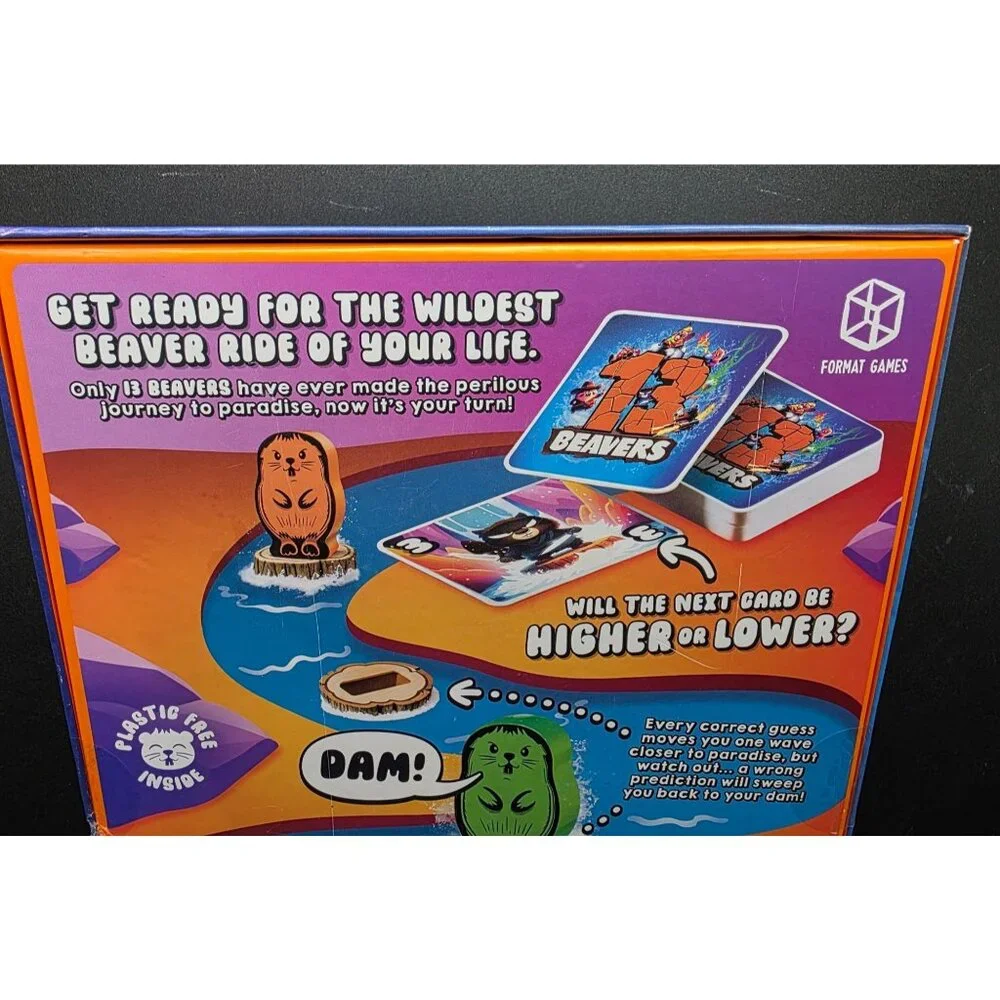 13 Beavers High Or Low Board Game By Format Games Age 7+ Family & Friends